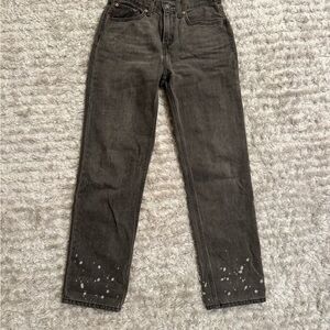 Gray Denim Levi Jeans